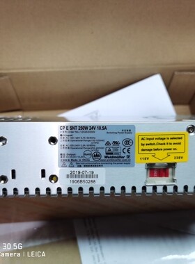 魏德米勒PRO-E单相开关电源1202530000 CP E SNT 250W 24V 10.5A