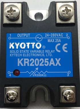 KR2025AX 24-280VAC 25A 台湾凯优特KYOTTO固态继电器模块 2040AX