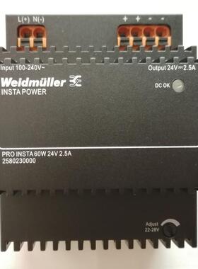 魏德米勒开关电源PROINSTA 60W24V2.5A 2580230000替CP SNT48W24V
