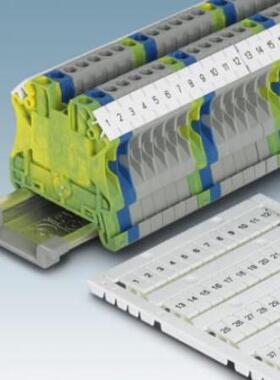 菲尼克斯Phoenix 用于端子排的标记条 UCT-TM6 白色标签纸0828736