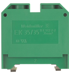 现货Weidmuller 魏德米勒SAK接线接地端子排 EK 35/35 0661460000