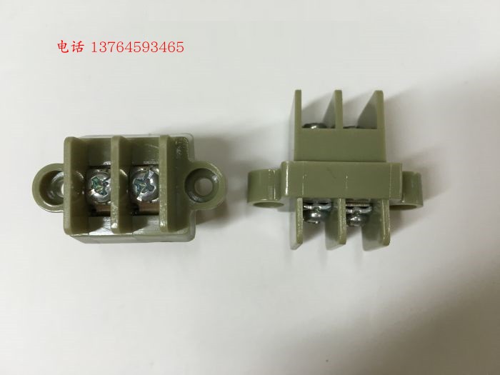 JSJ-1.5/2P 上海有乐 上下接线贯通穿墙式接线端子排 15A 1.5平方