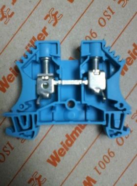 WDU4 BL魏德米勒电气 螺钉接线端子排 蓝色导轨端子台 1020180000