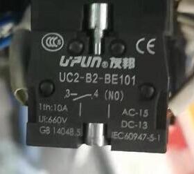 上海友邦UPUN 按钮开关触点模块 UC2-B2-BE101 常开 B9-102 常闭