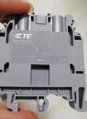 TE 接线排 M10/10.RS 弹簧螺钉压缩夹抗震端子台 1SNA115320R2700