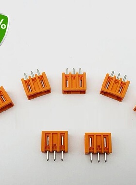 WAGO德国万可 734-232 233 234针距3.81mm电路板直针插座有2-20位