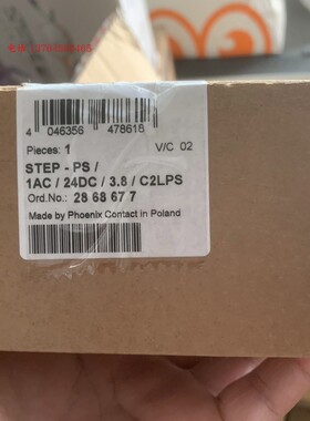 全新菲尼克斯开关电源 2868677 STEP-PS/1AC/24DC/3.8/C2LPS