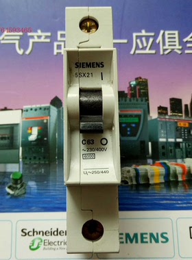 西门子断路器空气开关5SX21 1P C2 C3 C4 C6 C10 C16 C20 C63 63A