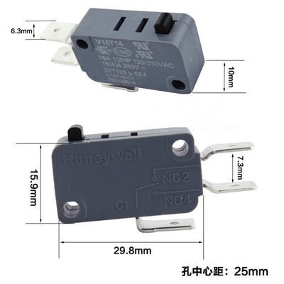 微动开关大限位耐高温