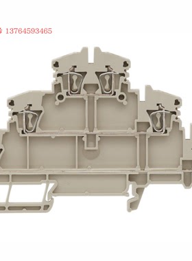 魏德米勒 多层端子排 ZDLD 2.5-2N 弹片联接 500V 20A 1782300000