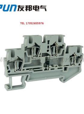 友邦电气笼式弹簧/双层带二极管接线端子 UJ5-2.5/2-2D/S-XL/S-XR