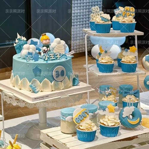 小王子生日主题甜品台蛋糕装饰