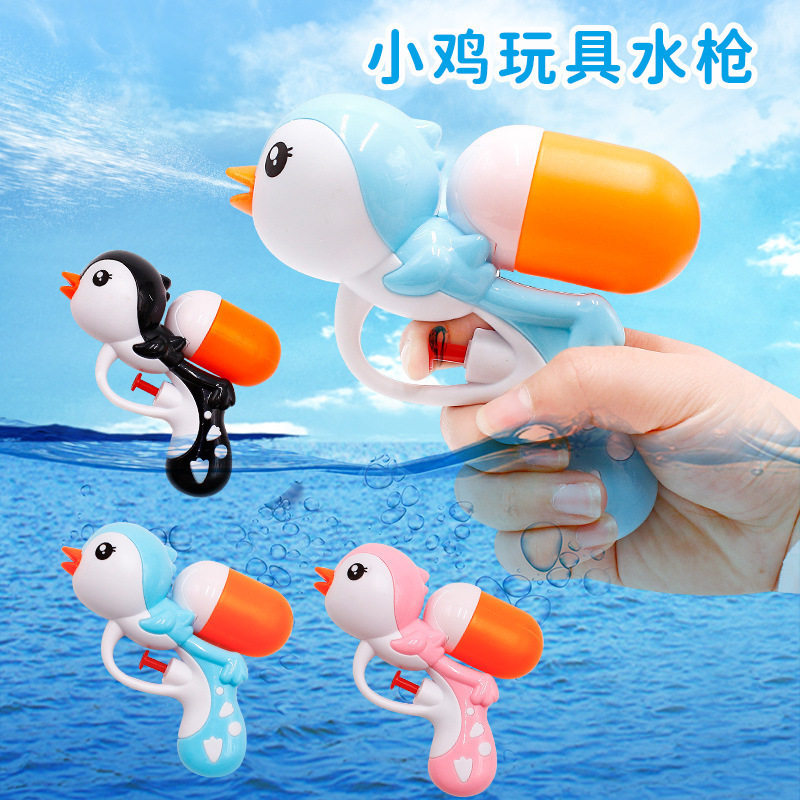 动物水枪儿童宝宝戏水户外夏季小小企鹅鸭子亲子互动喷水