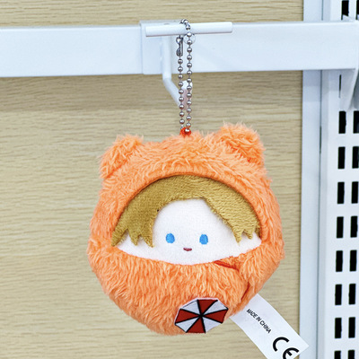 跨境新品Resident Evil Leon Plush生化危机毛绒玩偶公仔挂件