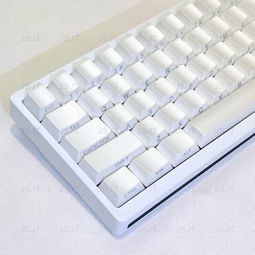 【珠光白80键】侧透光PBT