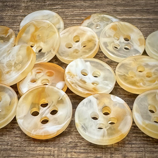 橘黄色夏威夷沙滩衬衫水墨画衬衫灰粉色毛衣透明草绿色树脂纽扣子