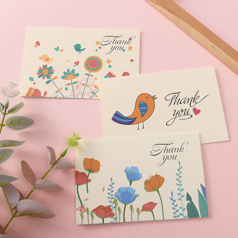 创意通用节日礼品贺卡对折式迷你