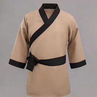 古装平民百姓上衣汉服古代店小二跑堂服饰上衣茶馆饭店服农民上衣