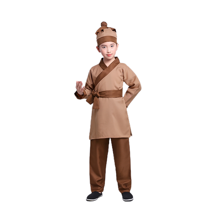童古装汉服男童男孩小孩古代农民
