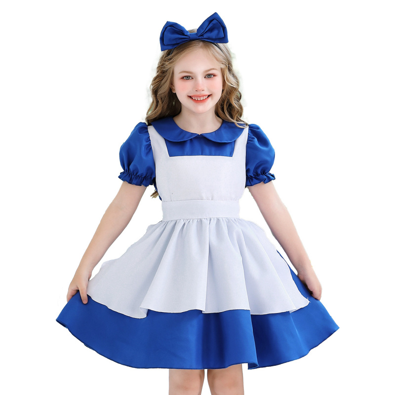 爱丽丝公主裙女童cos装