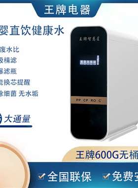 王牌600G无桶 四级精滤防爆滤瓶智能换芯提醒