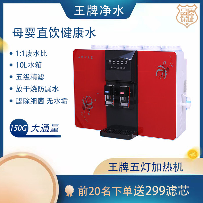 王牌五灯加热机 五级精滤 防干烧防漏水