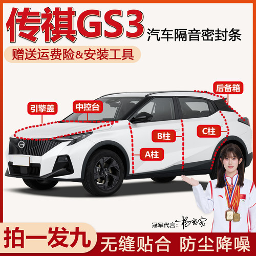 厂家热销传祺GS3防尘隔音密封条
