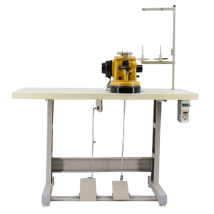 双面尼暗缝机直驱双线裘皮机羊剪绒毛绒玩具缝合皮毛一体机供应