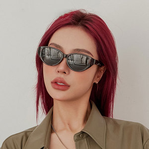 复古猫眼高级感GM墨镜女2024新款防紫外线开车太阳眼镜专用显高级