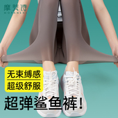 春夏季 女高弹超薄2026新款 防晒运动健美九分打底 外穿鲨鱼裤 瑜伽裤