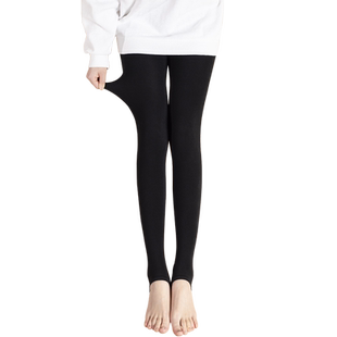 灰色打底裤冬女加绒加厚外穿踩脚薄绒秋冬舒适高弹力裤袜秋裤棉裤