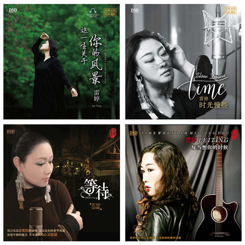 正版唱片 雷婷专辑合集 DSD 车载cd碟片汽车音乐光盘女声发烧碟