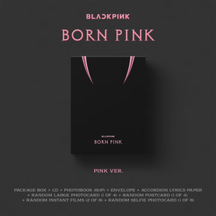 PINK 粉 黑 正版 随机发 BORN 灰色三款 全新 BLACKPINK专辑cd唱片