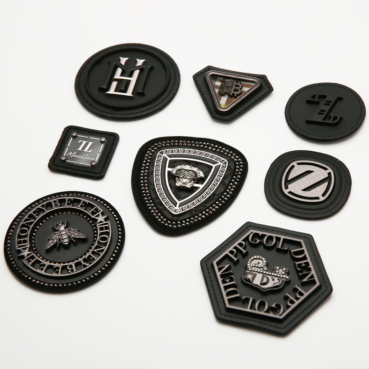 高档皮标服装辅料金属PU皮装饰贴手缝DIY补丁贴鞋靴箱包logo皮牌,纺织面料/辅料/配套,皮标/皮牌,淘宝优惠券,粉丝福利购,淘宝优惠卷