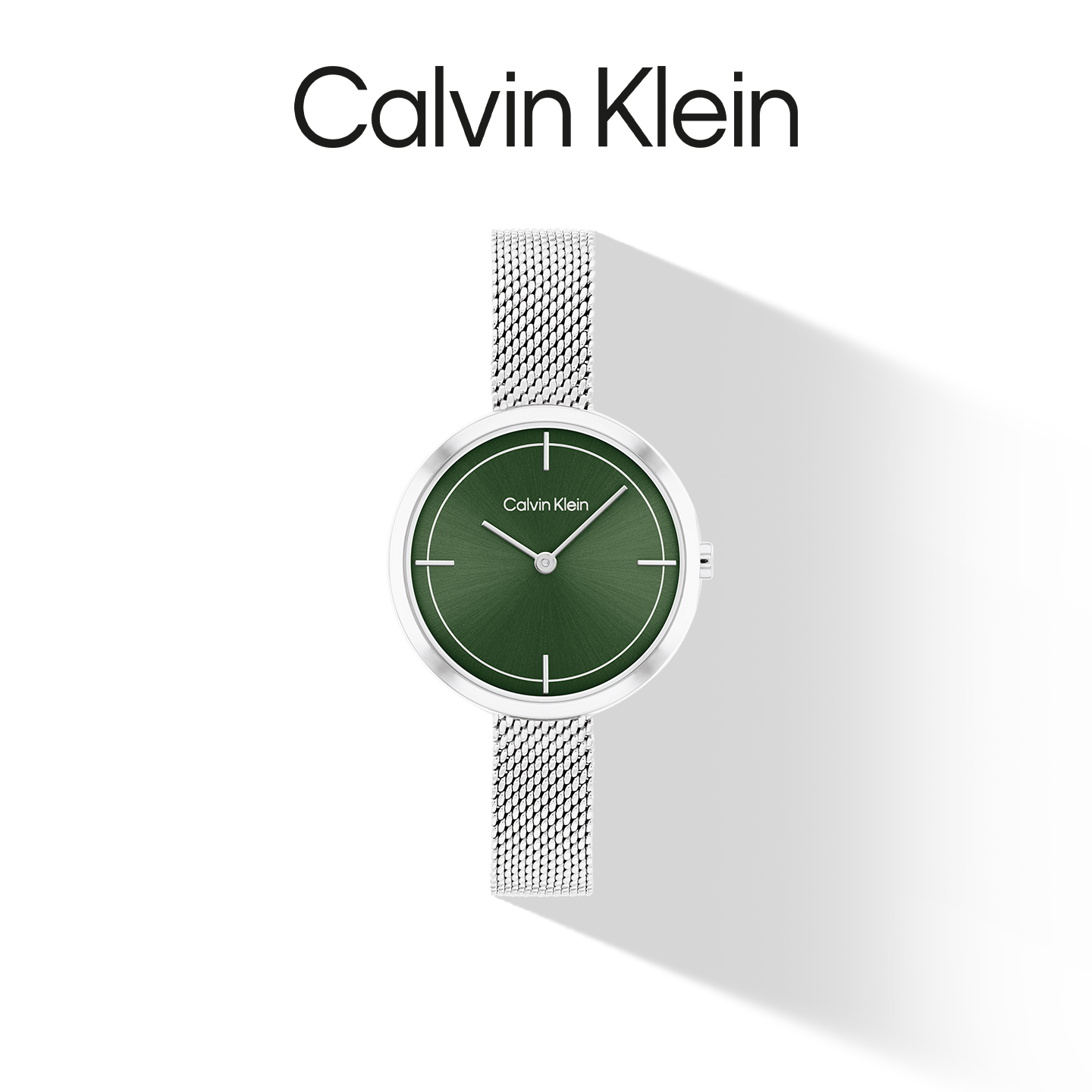 CalvinKlein风尚日光小绿表