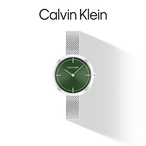 CalvinKlein风尚日光小绿表