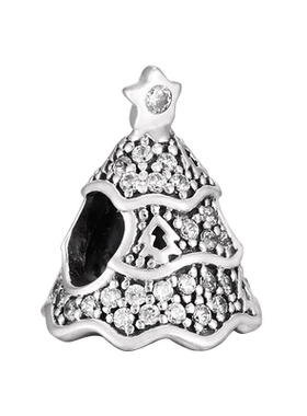 pandora潘多拉925圣诞树串珠