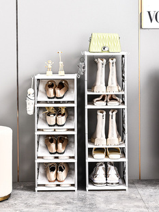 简易加厚鞋架家用门口室内好看经济型宿舍多层鞋架防尘收纳鞋柜轮