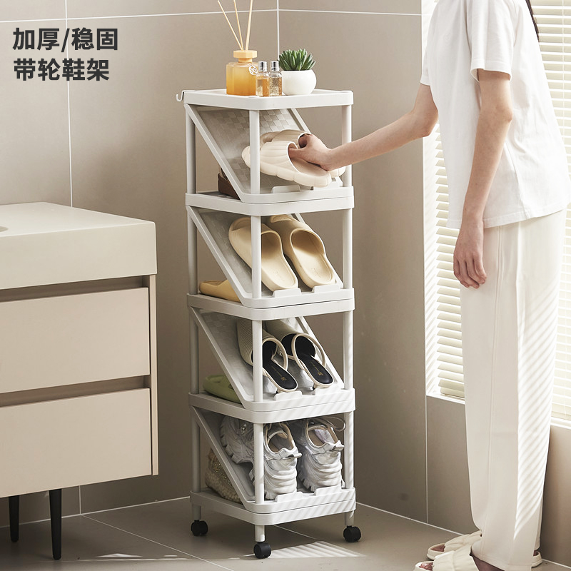 加厚带轮品质多层鞋架鞋托鞋柜