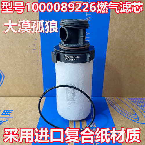 适配LNG潍柴国六天然气发动机低压滤清器燃气滤芯1000089226滤芯