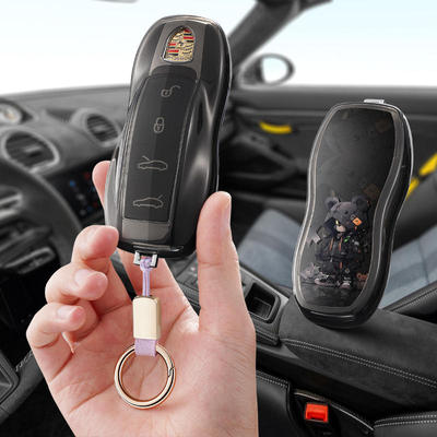 适用于保时捷钥匙壳718卡宴Macan帕拉梅拉Taycan扣panamera包911A