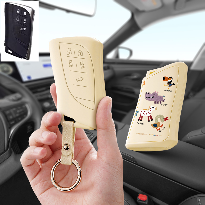 适用雷克萨斯LM500h汽车钥匙套LM350h专用雷尔法保护套高档扣壳男