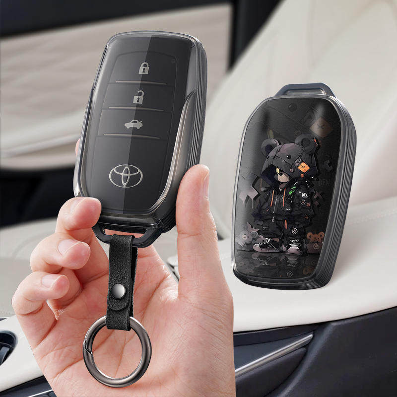 适用雷克萨斯凌志lm300H汽车钥匙套es保护套全包壳扣女高级专用男