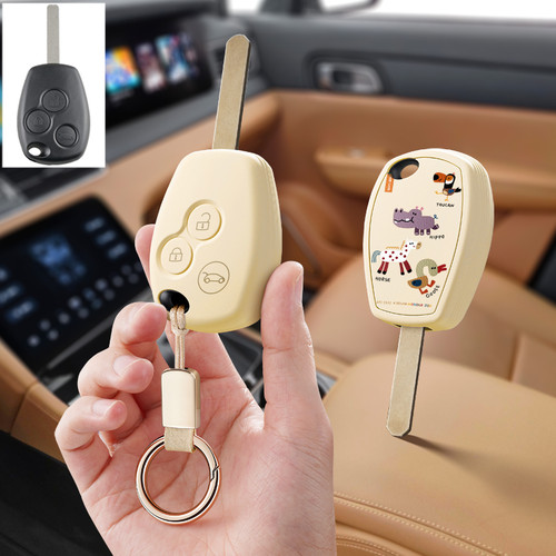 适用雷诺Trafic汽车钥匙套遥控器保护套包壳扣女高级专用男士全