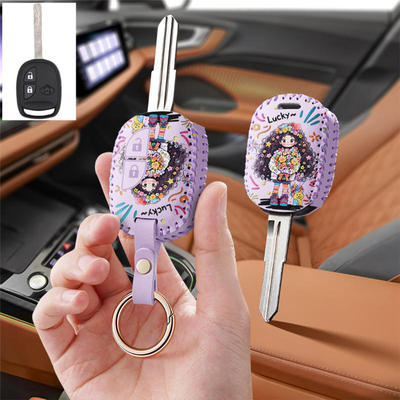 适用长安CX70汽车钥匙套CS15男女35逸动CS75欧尚X70A保护套包壳扣