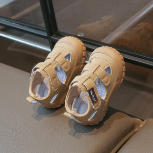 宝宝凉鞋 女童2026新款 男透气包头鞋 3岁婴儿软底学步鞋 子0一1 夏季