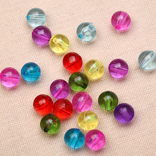 diy透明圆形玄关亚克力光珠