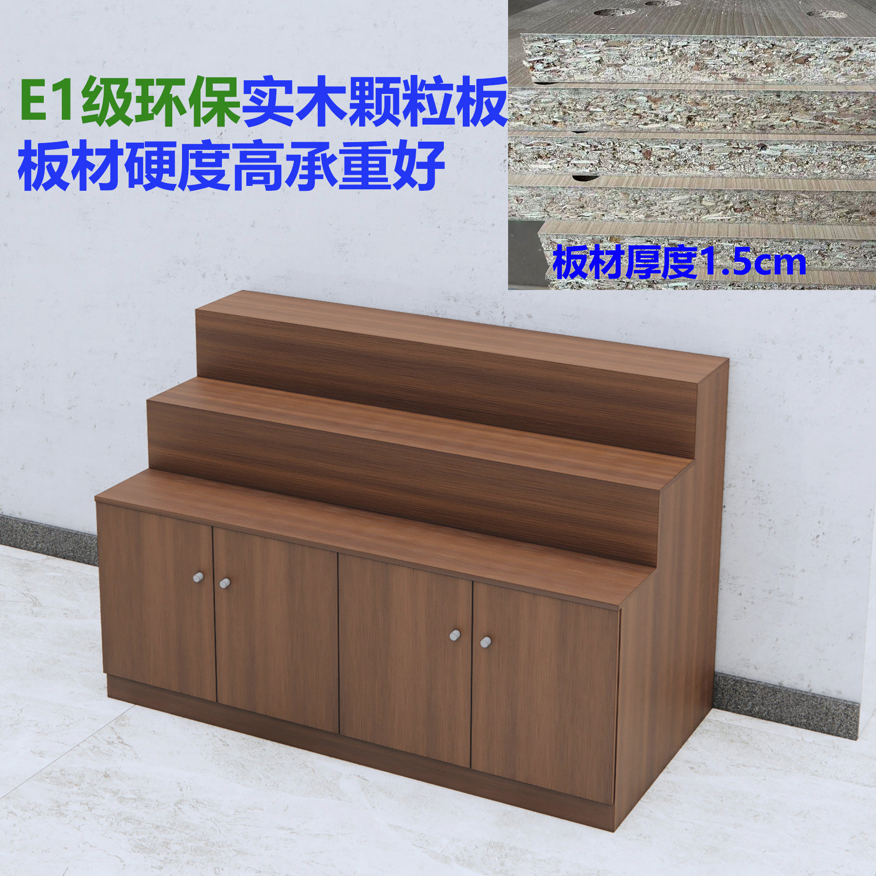 阶梯式货架堆头超市中岛梯形展示台鞋包台阶式展柜鲜花礼品置物架