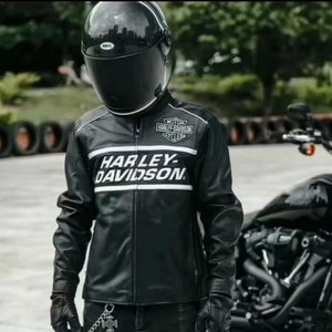 HarleyDavidson哈雷戴维森摩托车男士骑行夹克休闲外套真羊皮皮衣
