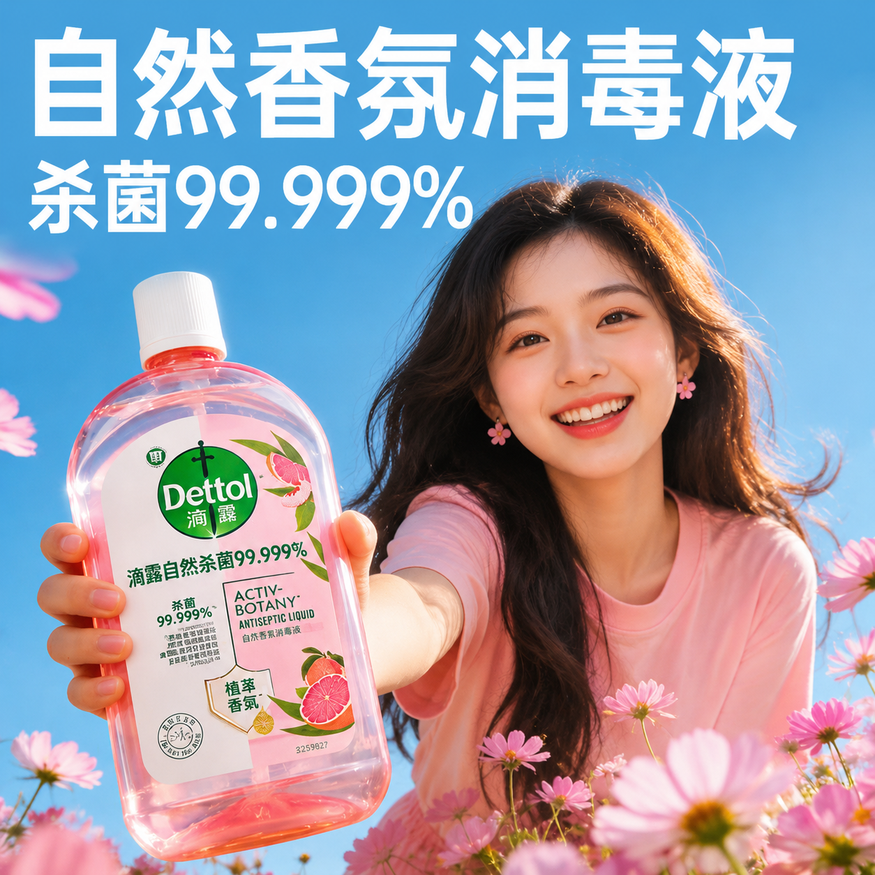 滴露香氛洗衣消毒液家用儿童衣物杀菌专用消毒水持久留香官方正品